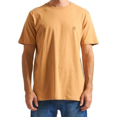 Imagem de Camiseta Hurley Mini Circle Icon WT24 Masculina Mostarda