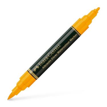 Imagem de Faber-Castell Marcador de aquarela Albrecht Dürer Art & Graphic, amarelo cromado escuro, marcador de aquarela único, para arte, artesanato, desenho, esboços, casa, escola, universidade, coloração
