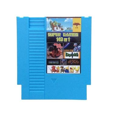 Imagem de DeVoNe 143 In 1 Contra/Earthbound/Megaman 123456/Turtles 1234 72 Pins 8 Bit Game Card (Save)