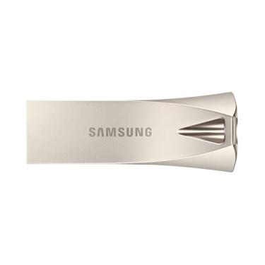 Imagem de Pen Drive 256GB USB 3.1 BAR Plus 300MBs Samsung Prata