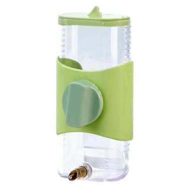 Imagem de Gralara waterer pássaro bebedor armazenamento manter limpo pássaro dispensador de água beber recipiente para calopsita pequeno animal de estimação, Verde