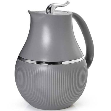 Imagem de Garrafa Termica 1L Marsala Cinza para CHA Cafe Termopro