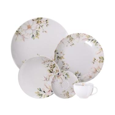 Imagem de Aparelho de Jantar Tramontina Magnólia em Porcelana Decorada 30 Peças