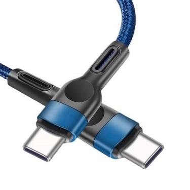 Imagem de Cabo Tipo-c Para Typo-c Turbo Qc 3.0 Carga Rápida 100w Fast - Qoovi