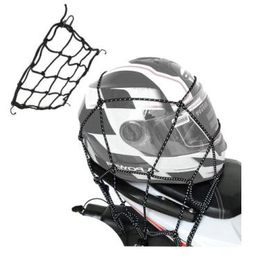 Imagem de Aranha Estique 35x35 Rede Elástico P/ Capacete Bagagem Moto - PDG