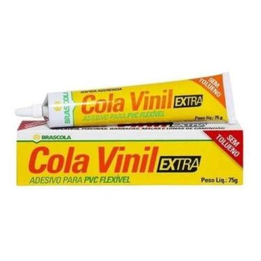 Imagem de Cola Vinil 75g Piscina Lona Toldo Barraca Boia Mala Banner - Brascola