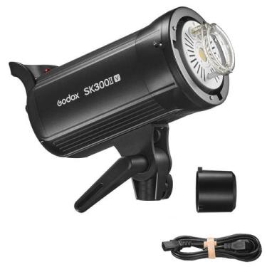 Imagem de Flash Tocha Godox Sk300ii V 300w Luz Modelorada Para Estúdio - 110v