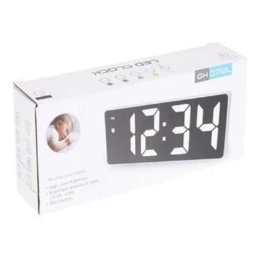Imagem de Relógio Led Digital Mesa Despertador Alarme Temperatura Nf - New