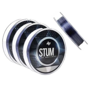 Imagem de Kit 3 Linhas Monofilamento Albatroz Stum 0,80mm 89,4lb/40,6kg (300 Met
