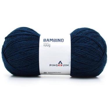 Imagem de Fio Bambino 100g - Pingouin, 7591 - MARINHO BEBÊ