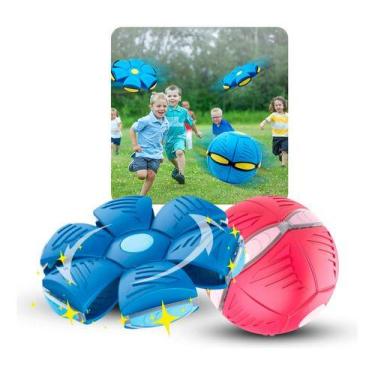 Imagem de Brinquedo Bola Mágica Transforma Em Disco Voador Com Luz Dm Toys Brinq