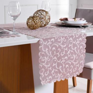 Imagem de Trilho de Mesa Jacquard Impermeável 40x140 - Tessi, Areia