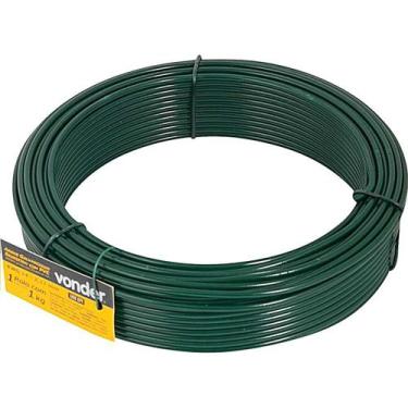Imagem de Arame Galvanizado Revestido PVC Verde BWG 14 1 Kg 7495014000 - VONDER
