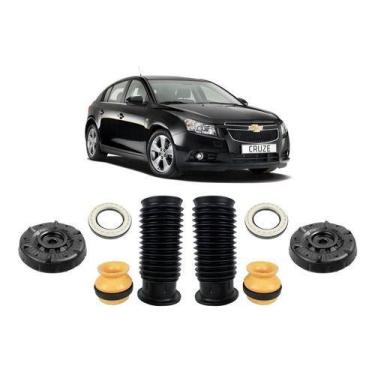 Imagem de Kit Coxim Batente Dianteiro Chevrolet Cruze 2014 2015 2016 - QualyKits