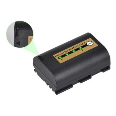 Imagem de Bateria Lpe6 USB para Canon 5d 5d2 7d 7d2 6d 6d2 80d 90d R5 R6 Xc10 - 