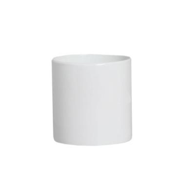 Imagem de Cachepot Decorativo em Cerâmica Home 20x20 Branco - Sara Decorações
