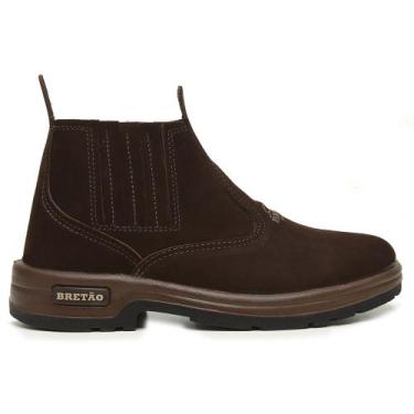 Imagem de Botina Masculina Agrícola Couro Legítimo Dia A Dia  - Bretão Boots, 39