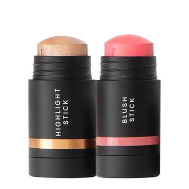 Imagem de Kit Océane Edition Mini Iluminador Bronze e Blush Cloudy Rosa (2 produ
