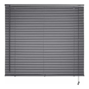 Imagem de Persiana Horizontal 100x130cm PVC Atlas Primafer Cortina Escritorio 