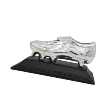 Imagem de Troféu de futebol de chuteira de, troféu de futebol, troféu decorativo de resina, troféu de partida de futebol para lembrancinhas de festa de, Prata