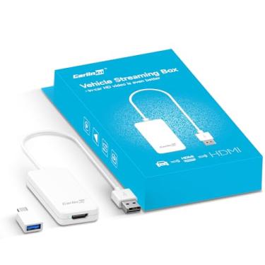 Imagem de Carlinkit Adaptador com Fire TV Stick para carros CarPlay com fio OEM (2016-2025), adequado para vários lançadores de conexão HDMI, Fire TV Sticks e consoles de jogos, suporta atualização online