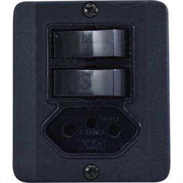Imagem de Sistema X Radial Preto 2S+1T 10A C/Caixa 1905117