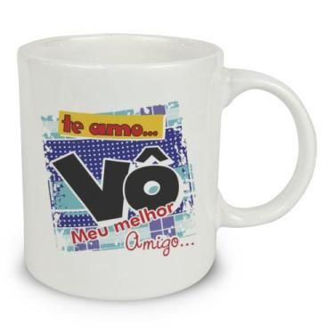 Imagem de Caneca Dedicatória Sortida 320mL - Cerâmica Regina, Vô, Mãe