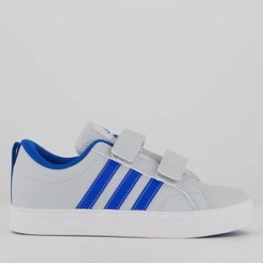 Imagem de Tênis Adidas VS Pace 2.0 CF Infantil Cinza e Azul-Unissex