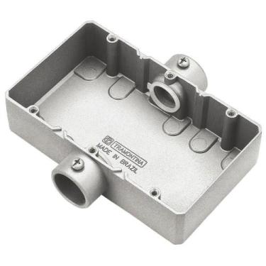 Imagem de Condulete Triplo 3/4" Tipo "ct" - Sem Tampa / Sem Rosca / Com Pintura 