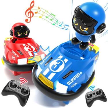 Imagem de Carros de Choque com Controle Remoto (2 Unidades) - Para Crianças de 3