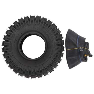 Imagem de 3,00-4 Pneus e Tubo Interno, para Kart Off-road Kart, ATV, Scooter, E300, Veículo de 4 Rodas, Veículo de Utilidade, Pneus de Caminhão Manual, Com Haste de Válvula Angular Dobrada