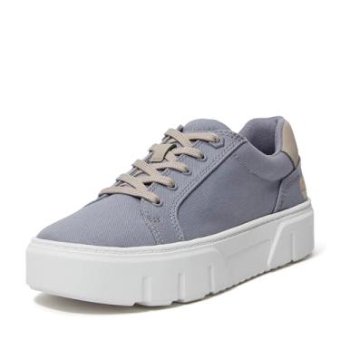 Imagem de Timberland Tênis feminino Laurel Court, Lona roxa média, 6.5 Wide