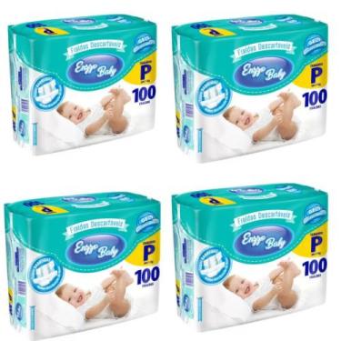 Imagem de KIT 4 PCT Fraldas Descartáveis Atacado Barato Enzzo Baby Pacotão Todos