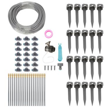 Imagem de de Neblina de Rega de Jardim de 82 Pés de 82 Pés de Pvc Irrigação por Gotejamento Kit Kit de Estufa Grama de Planta de Estufa