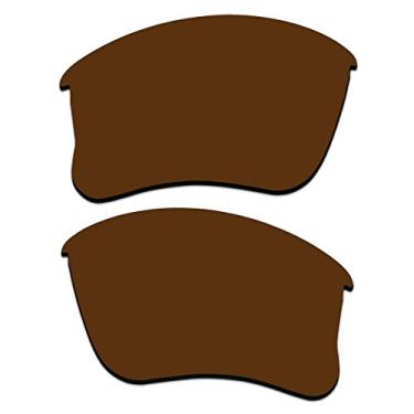 Imagem de Lentes de substituição para óculos de sol Oakley Flak Jacket XLJ com lentes polarizadas, Bronze Brown, standard