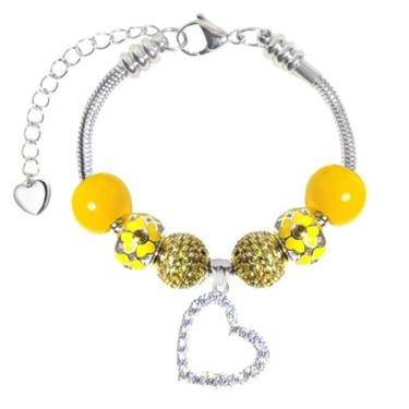 Imagem de Pulseira com pingente Pandora para o mês todo, melhores presentes de aniversário para mulheres e meninas, joias DIY, 6.7 inch, Cristal, Zircônia cúbica