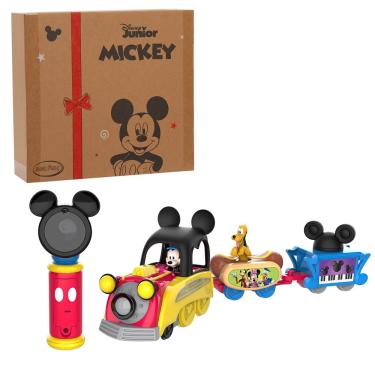Imagem de Conjunto de trem de brinquedo Disney Junior Mickey Mouse Funhouse com controlador