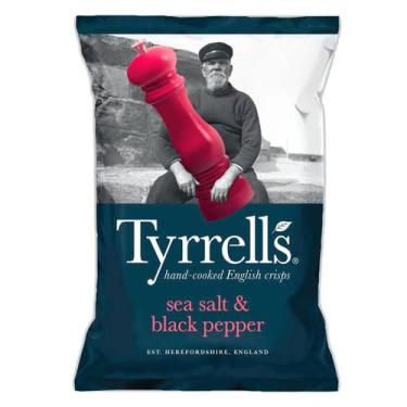 Imagem de Batata tyrrells sal marinho e pimenta do reino 150g - TYRELLS