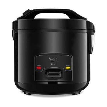 Imagem de Panela De Arroz Elétrica Elgin 5 Xicaras 1L Preta 400w 220v, Preto, 22