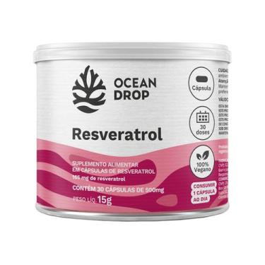 Imagem de Resveratrol Ocean Drop Vegano 30 Cápsulas