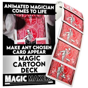 Imagem de Magic Makers Magic Cartoon Deck Truque Bicycle Versão de