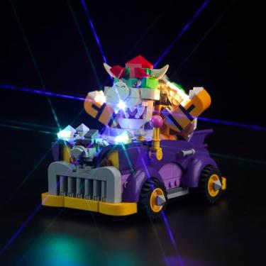 Imagem de VONADO LED Light Kit Compatible with Lego Bowser's Muscle Car Expansion 71431 (No Models Only Light) Creative Lighting Set Accessories Compatible with Lego Bowser Car 71431 Building Set