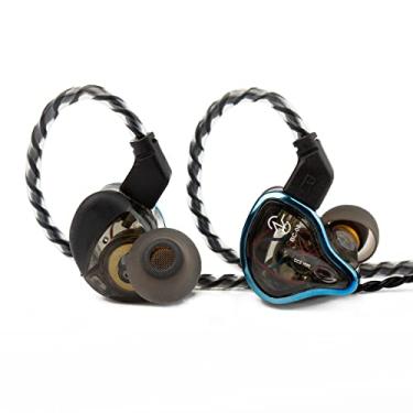 Imagem de Kinboofi CCZ Warrior in Ear Monitores, fones de ouvido estéreo com fio, circuito magnético duplo de 10 mm, DD intra-auricular HiFi IEM, fones de ouvido com cancelamento de ruído com CA destacável