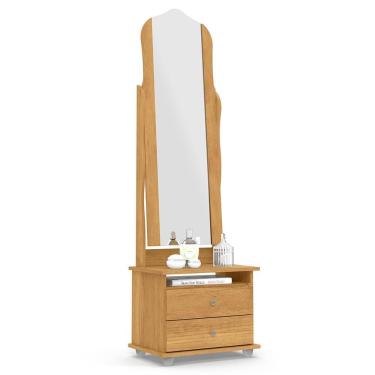 Imagem de Toucador Com Espelho e 2 Gavetas Magic Patrimar Cinamomo