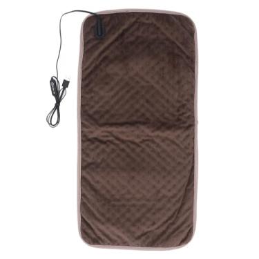 Imagem de Almofada de Aquecimento USB, Grande Bloco de Cobertor Elétrico Com 3 Configurações de Calor, Cordão de 5 Pés, Flexível para Ombros, Costas, Pernas, para Relaxar Em Casa ou