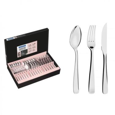 Imagem de Faqueiro Tramontina Pacific Em Aço Inox 36 Peças Inox