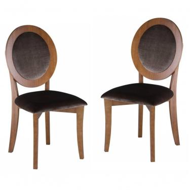 Imagem de Cadeiras Para Mesa De Jantar Tradicional - Medalhão - Sheldon Móveis