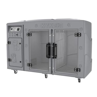 Imagem de Máquina De Secar Animais Rotomoldada Kyklon Cinza 110v