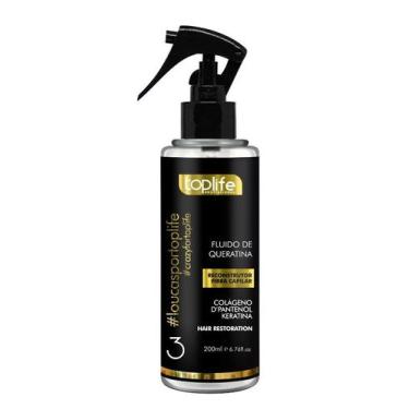 Imagem de Queratina Liquida Super Reconstrução Capilar Toplife Profissional 200m