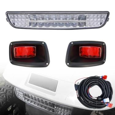 Imagem de Shu-Ran Kit De Farol Led Para Carrinho Golfe, Lanterna Traseira Kt Ez-Go Txt, Barra Luz, 1996-2013, Gás E Elétrico, Substituição, 12V, Montagem Legal Rua, Ezgo